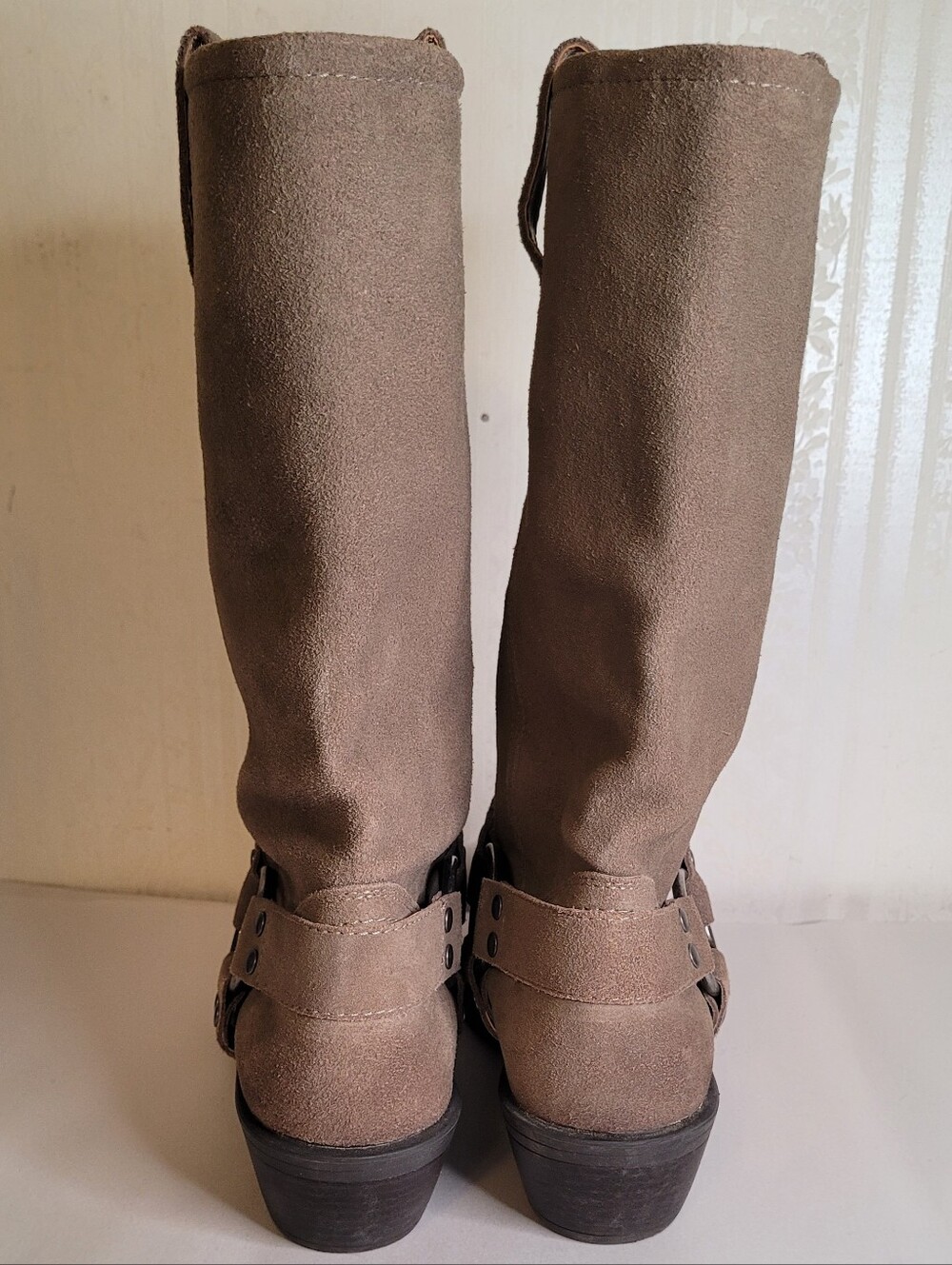 Genuine 1976 Leather Harness Boots 9.5 - Picture 5 of 9